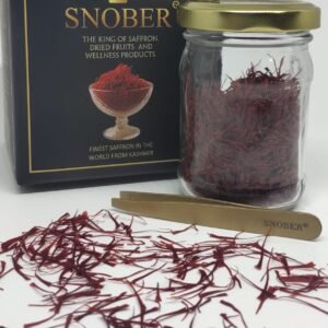 Snober Saffron - Lab Certified - Pure Kashmir Kesar - Grade 1 - 10g (Best Seller)