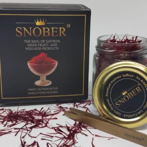 Snober Saffron - Lab Certified - Pure Kashmir Kesar - Grade 1 - 15g (Best Seller)