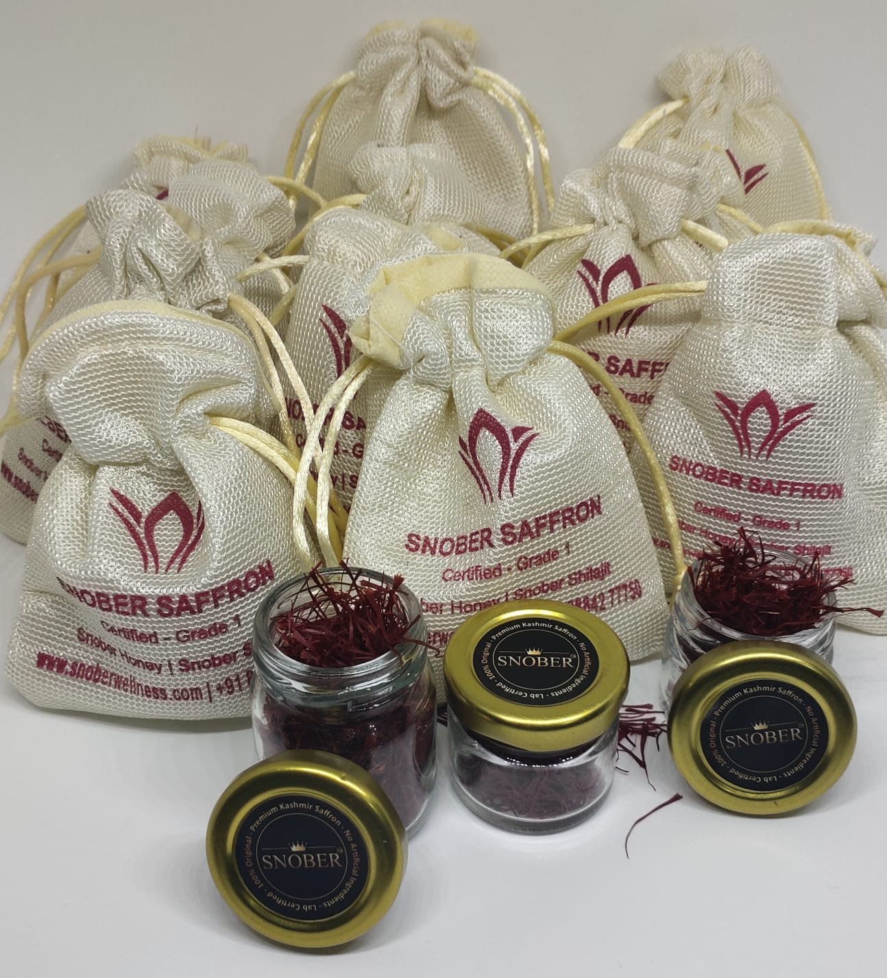 50 Saffron Potlis for gifting